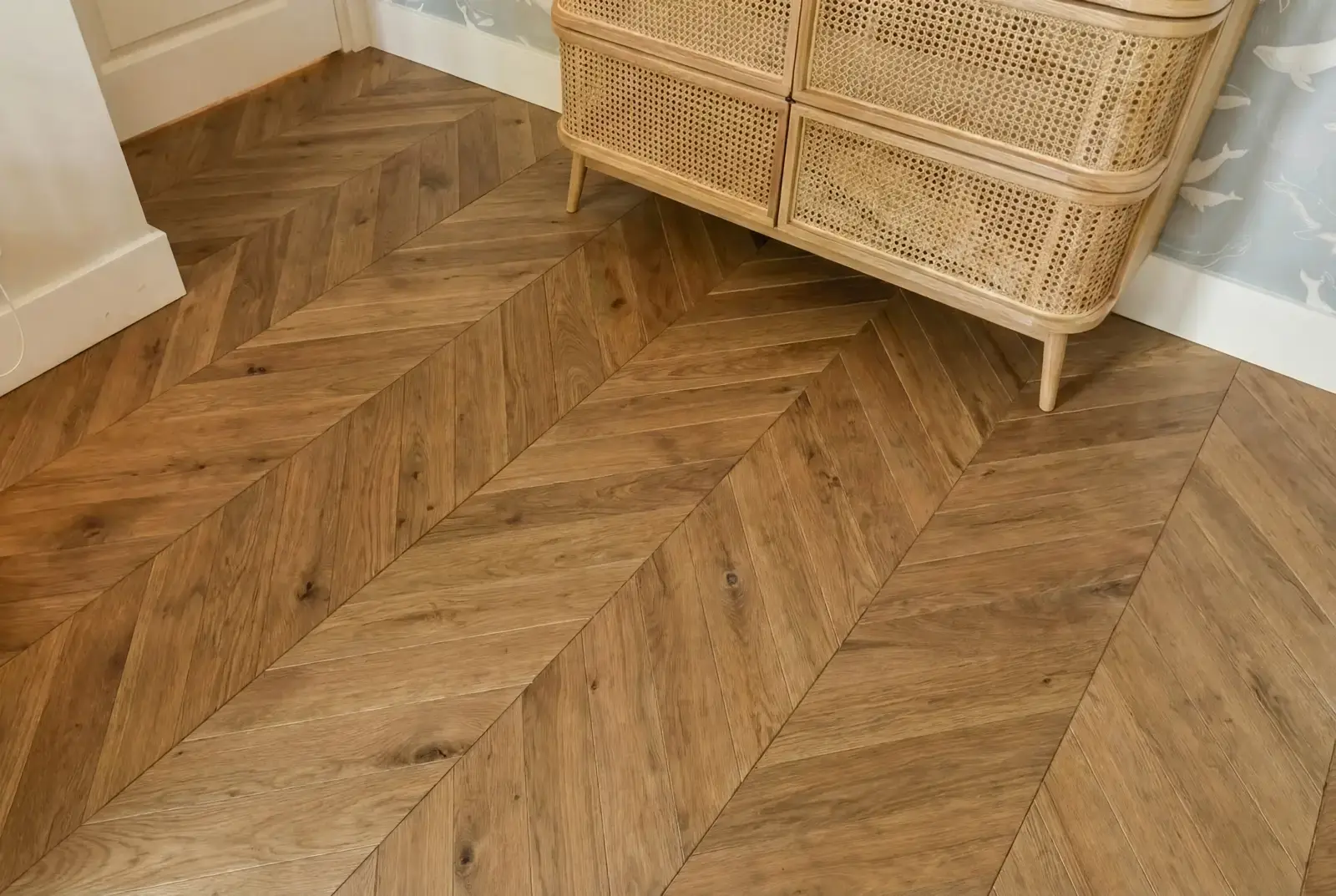 Multiplank eiken Hongaarse Punt - Orkney Noestarm Abdij