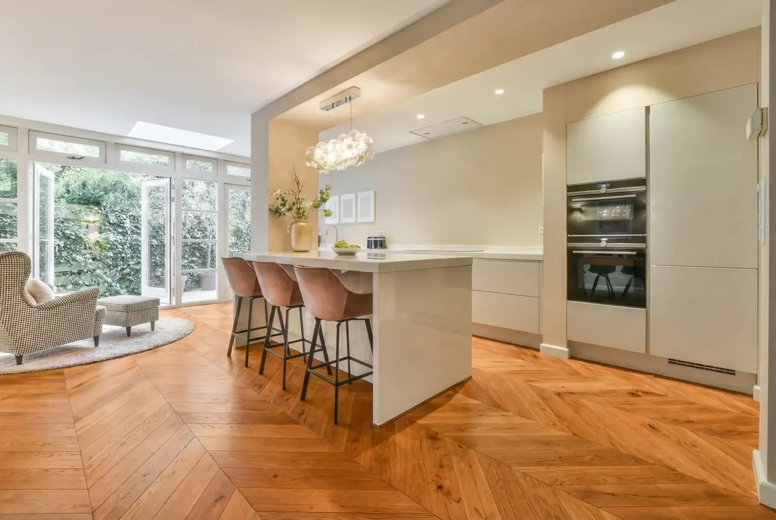 Multiplank eiken Hongaarse Punt - Orkney Noestarm English Color