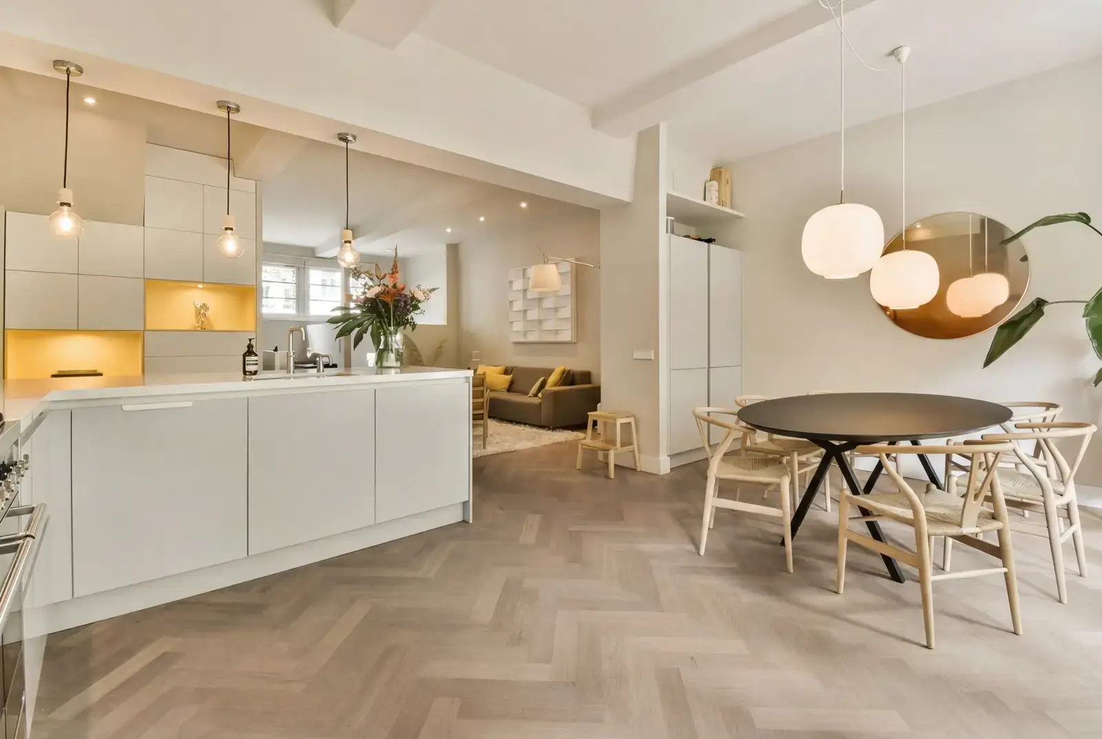 Multiplank eiken Hongaarse Punt - Orkney Noestarm Greywash