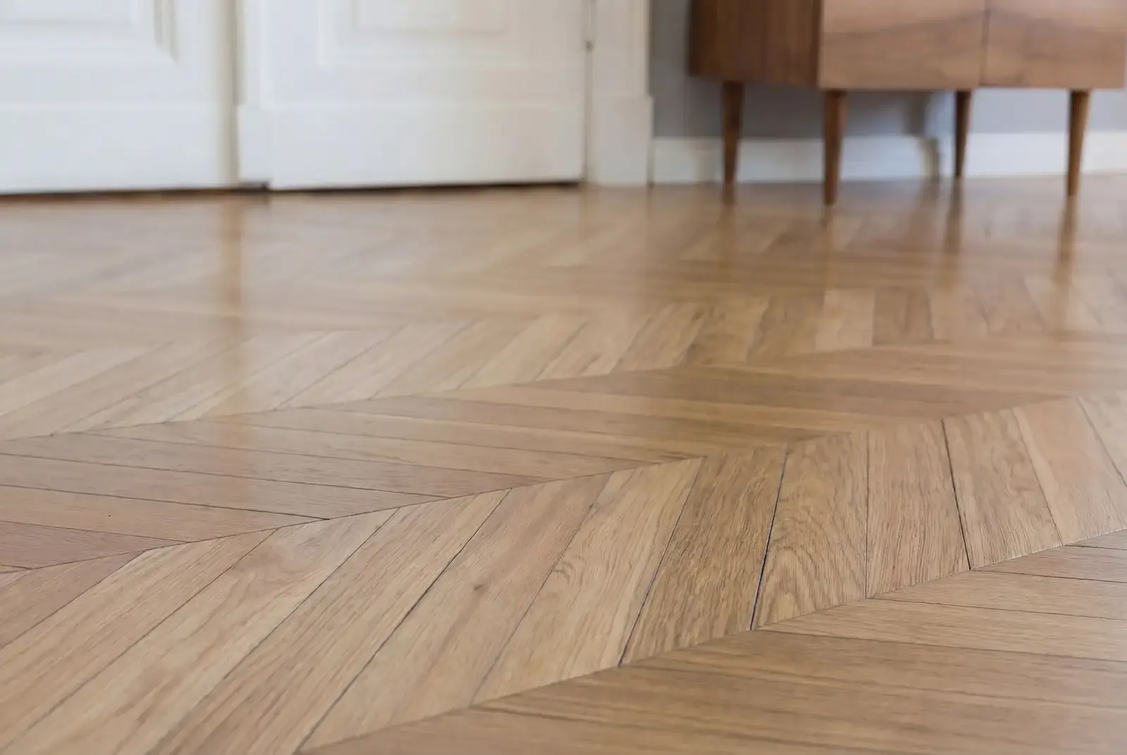 Multiplank eiken Hongaarse Punt - Orkney Noestarm Greywash