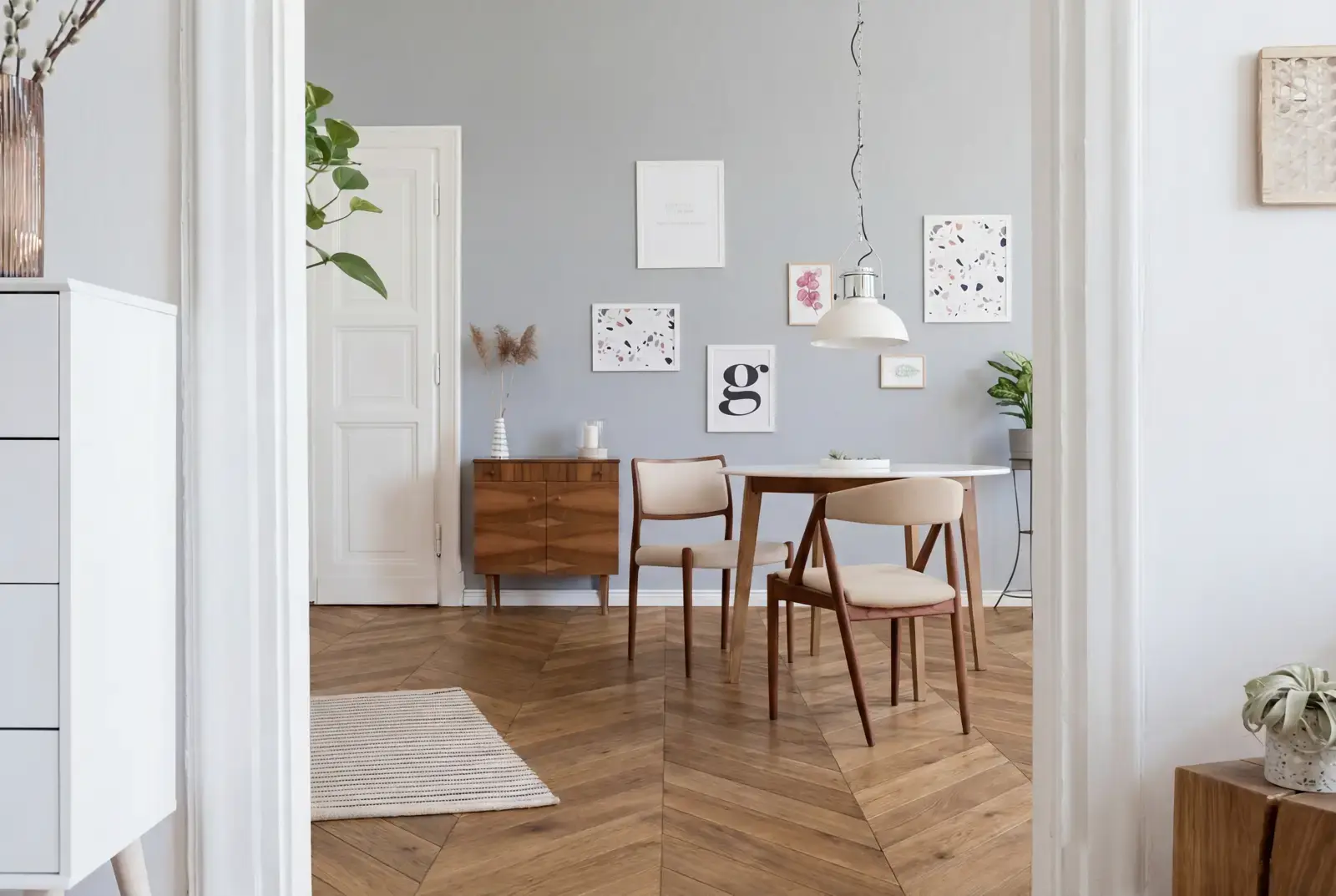 Multiplank eiken Hongaarse Punt - Orkney Noestarm Midden Bruin