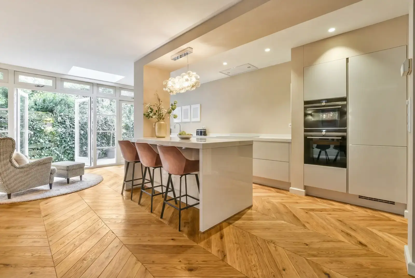 Multiplank eiken Hongaarse Punt - Orkney Noestarm Naturel