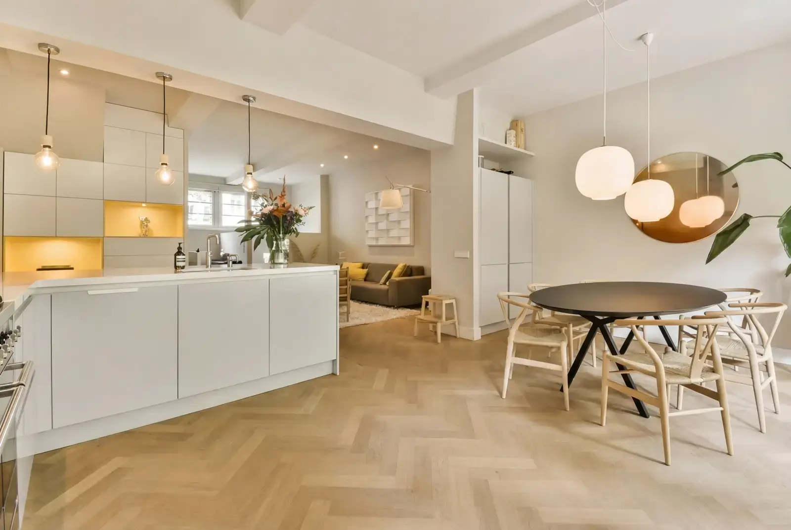 Multiplank eiken Hongaarse Punt - Orkney Noestarm Weissgrund