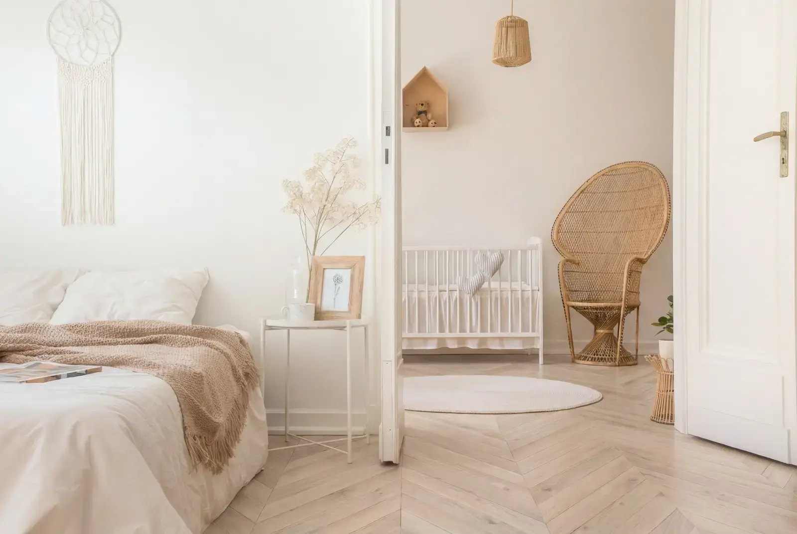 Multiplank eiken Hongaarse Punt - Orkney Noestarm Whitewash