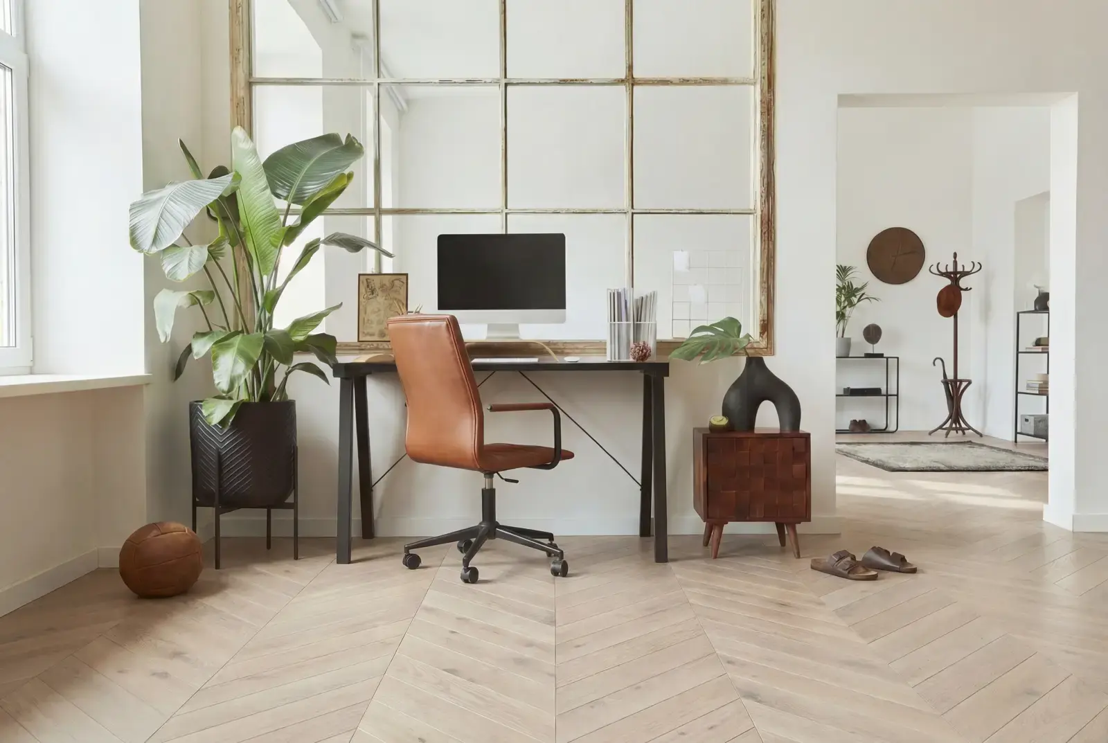 Multiplank eiken Hongaarse Punt - Orkney Noestarm Whitewash