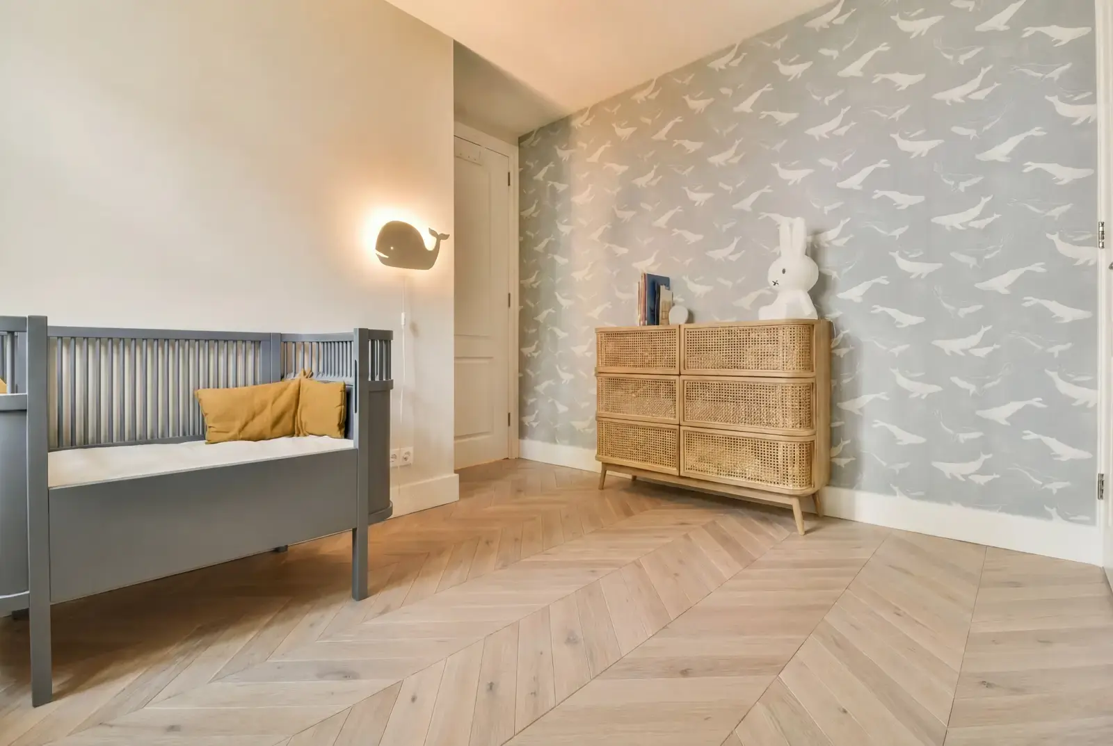 Multiplank eiken Hongaarse Punt - Orkney Noestarm Whitewash