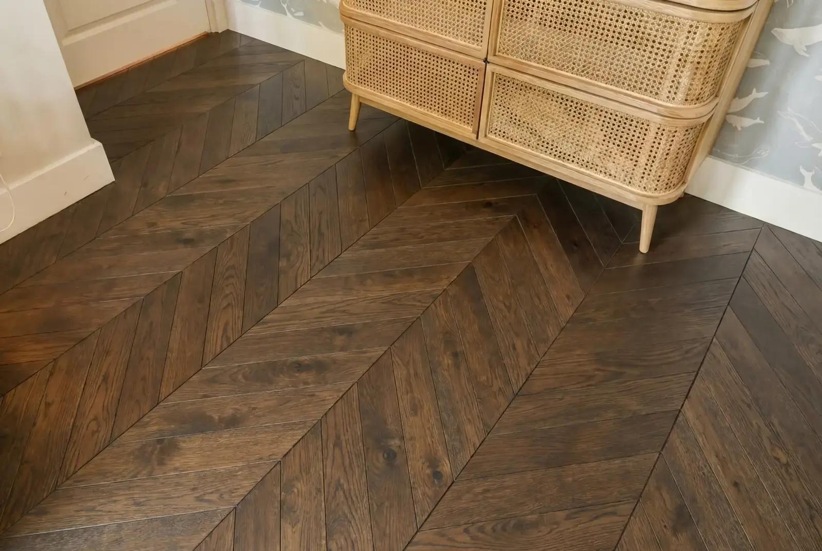 Multiplank eiken Hongaarse Punt - Orkney Noestarm Zwart