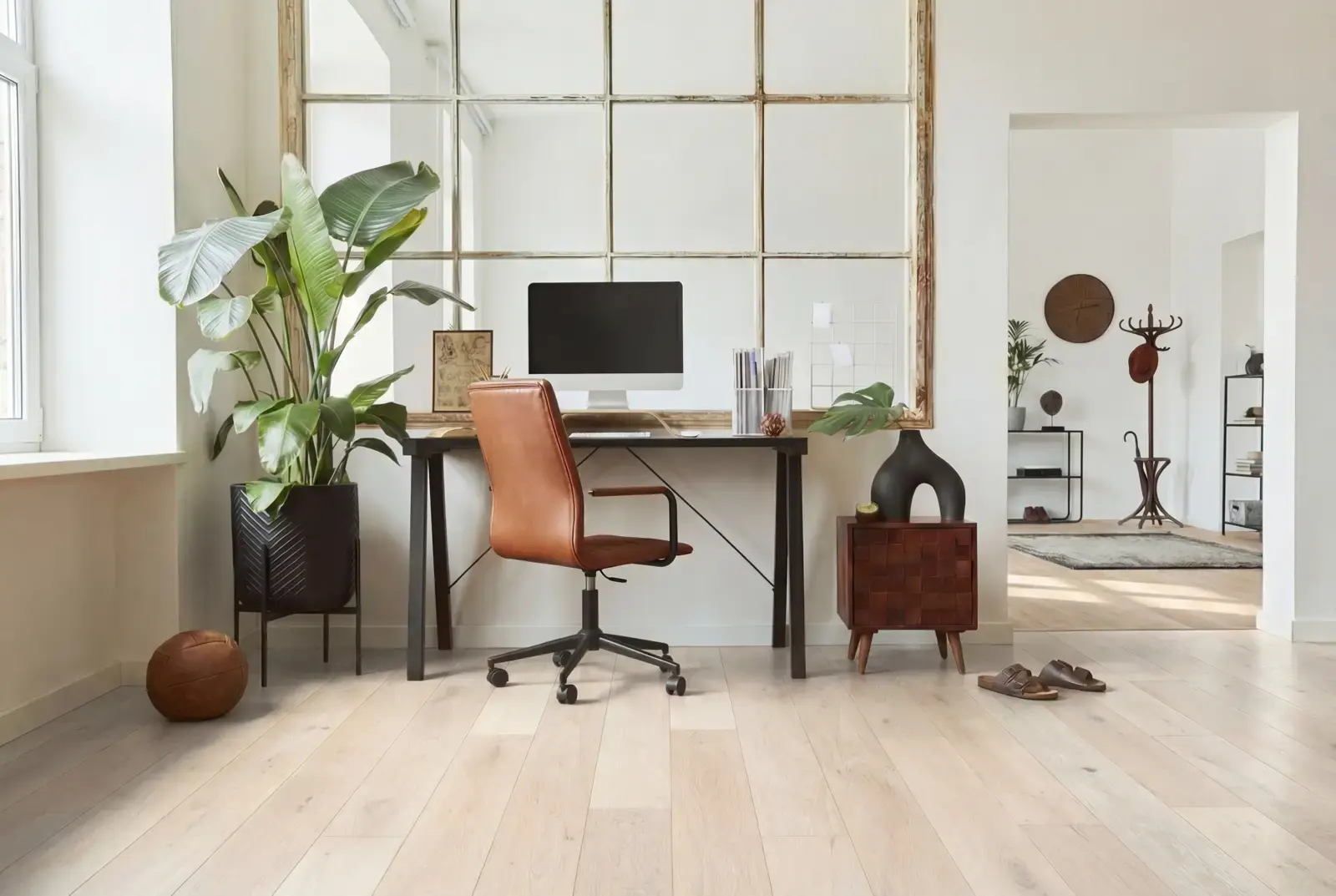 Multiplank eiken plank - Banff Rustiek Krijtwit