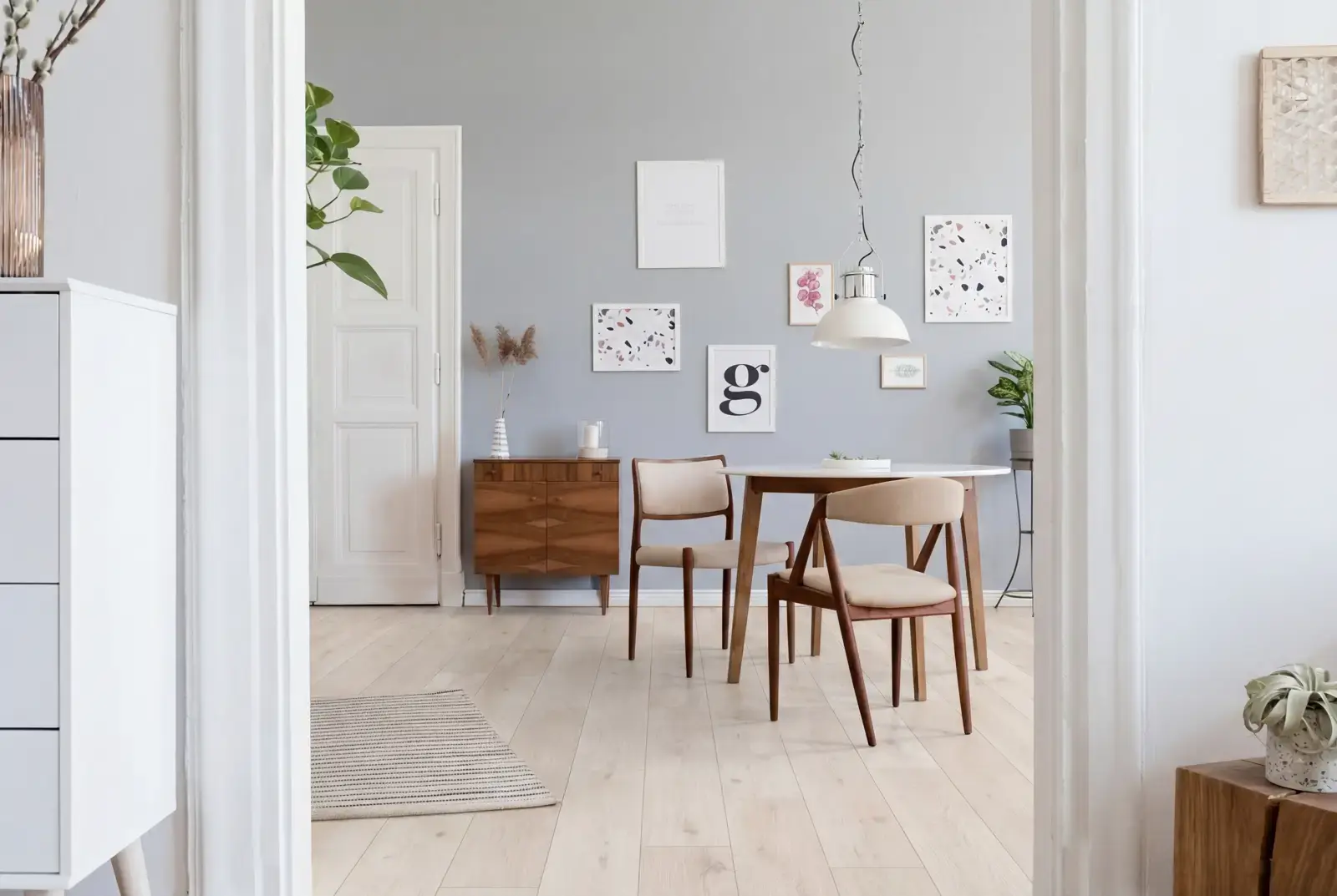 Multiplank eiken plank - Banff Rustiek Krijtwit