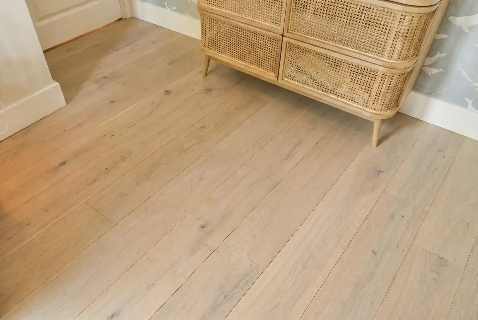 Multiplank eiken plank - Banff Rustiek Krijtwit