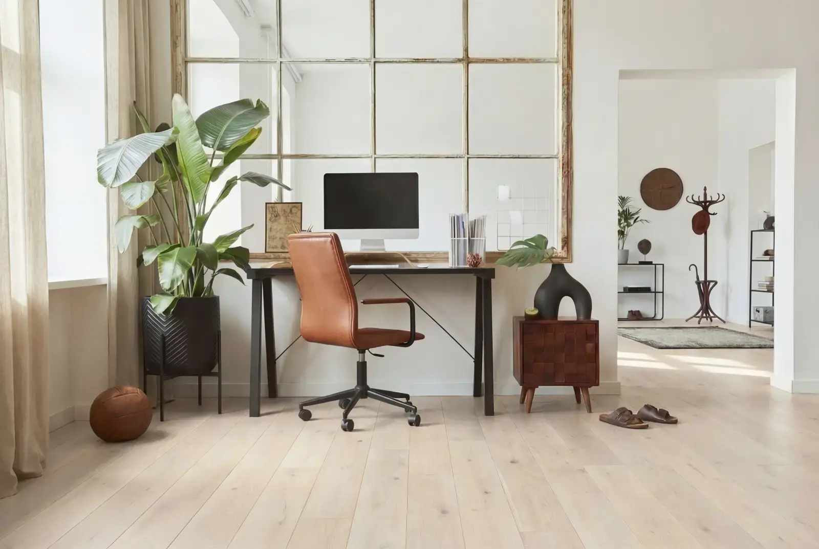 Multiplank eiken plank - Denali Rustiek Krijtwit