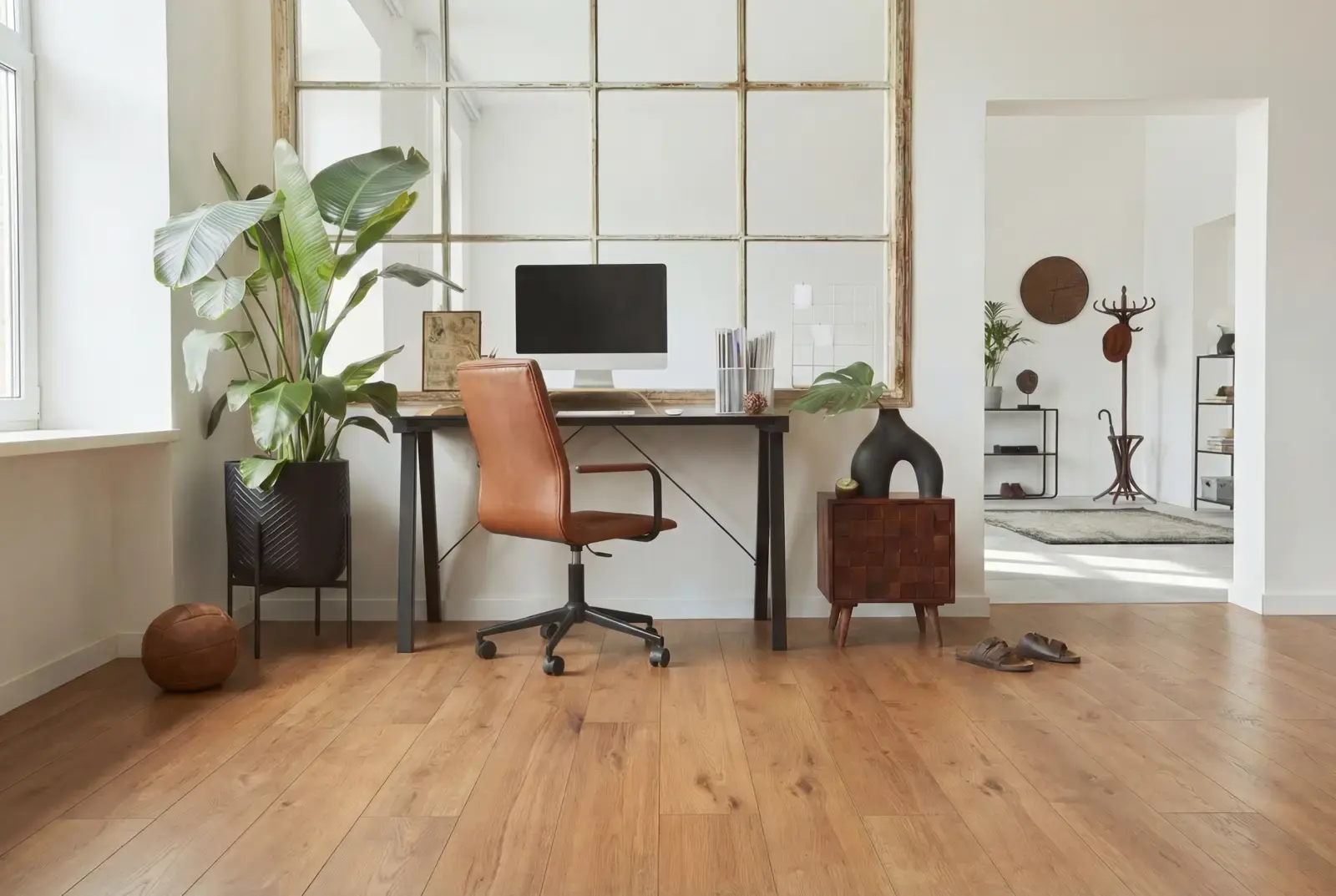 Multiplank eiken plank - Denali Rustiek Midden Bruin