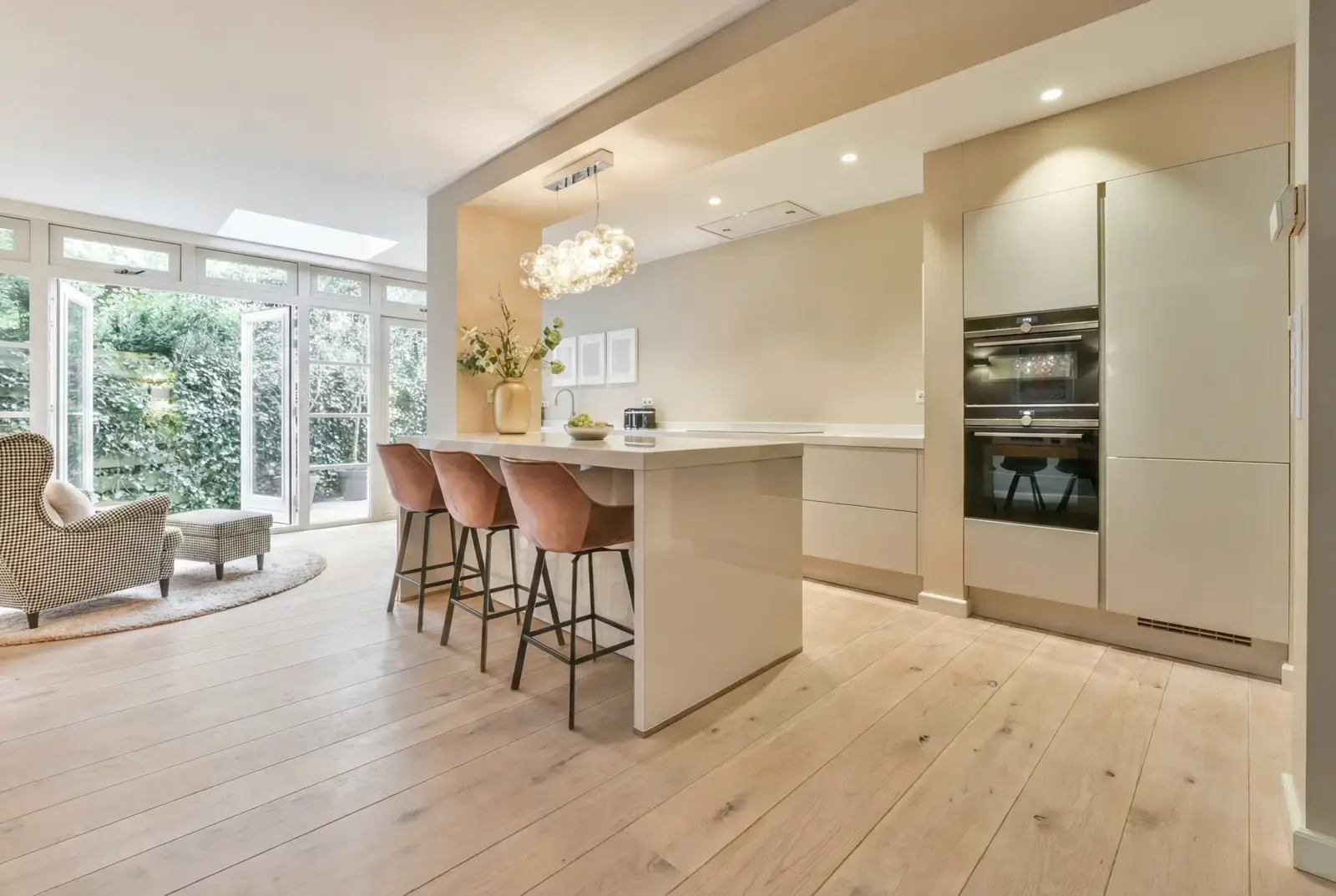 Multiplank eiken plank - Petra Rustiek Krijtwit