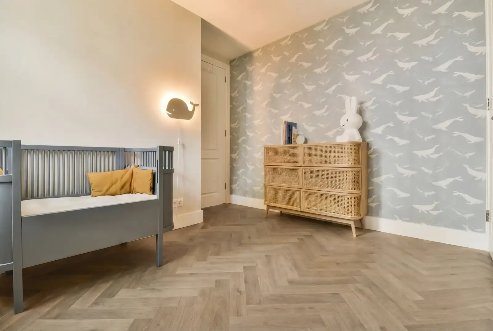 Multiplank eiken visgraat - Luzon Rustiek Greywash