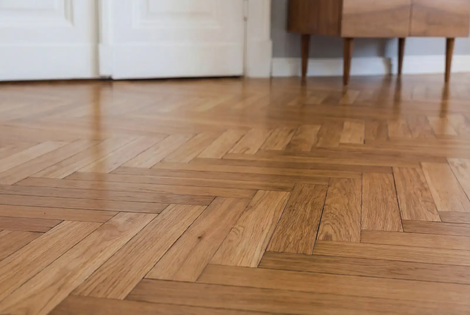 Multiplank eiken visgraat - Luzon Rustiek Midden Bruin