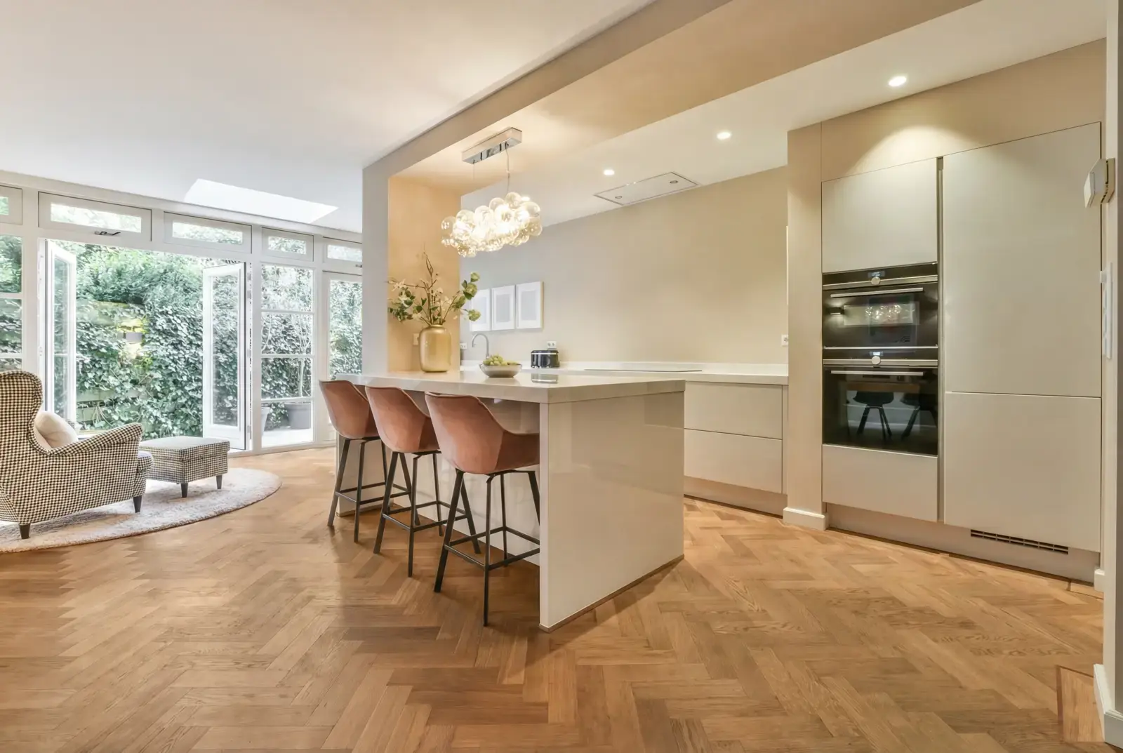 Multiplank eiken visgraat - Luzon Rustiek Naturel