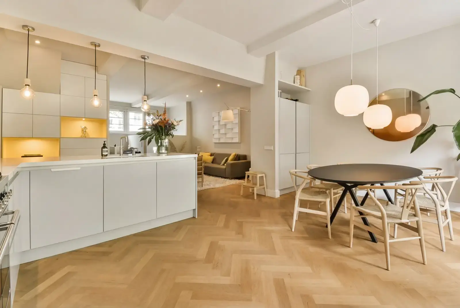 Multiplank eiken visgraat - Luzon Rustiek Naturel