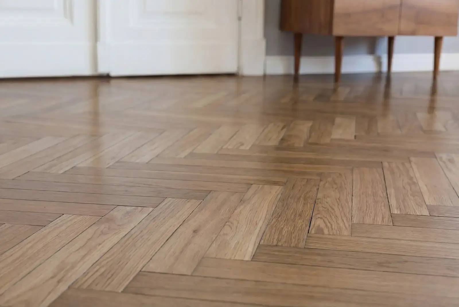 Multiplank eiken visgraat - Luzon Rustiek Smokey