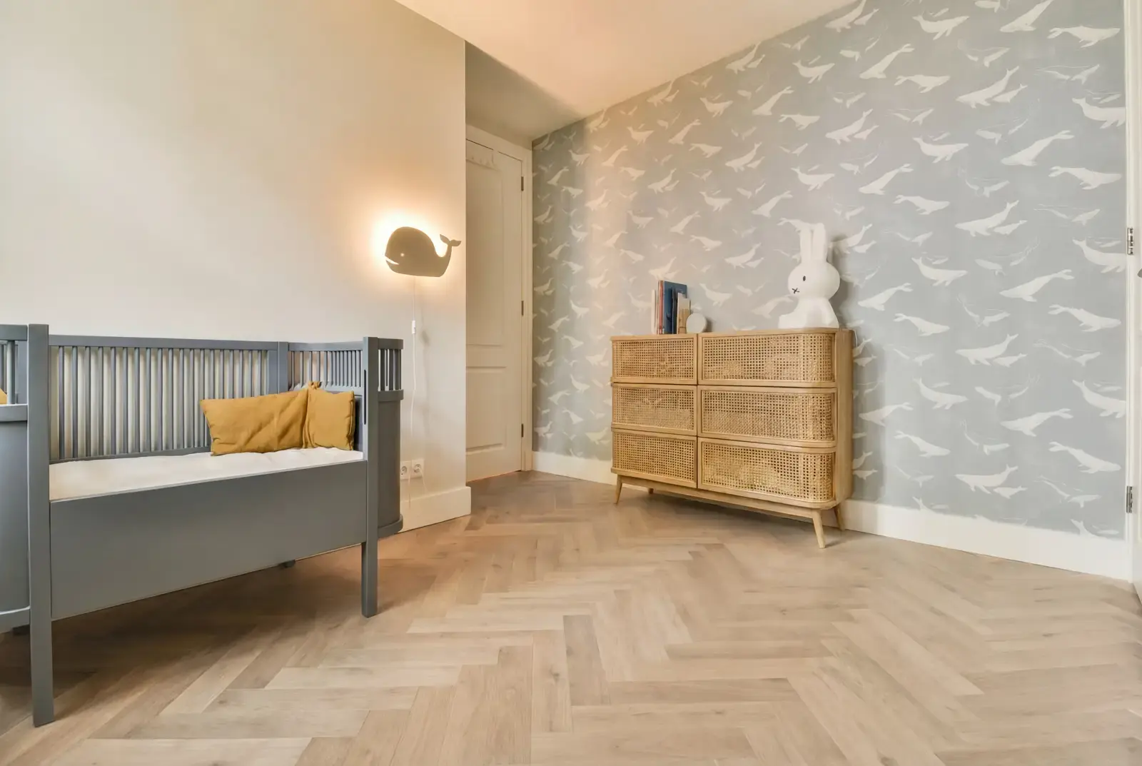 Multiplank eiken visgraat - Luzon Rustiek Whitewash