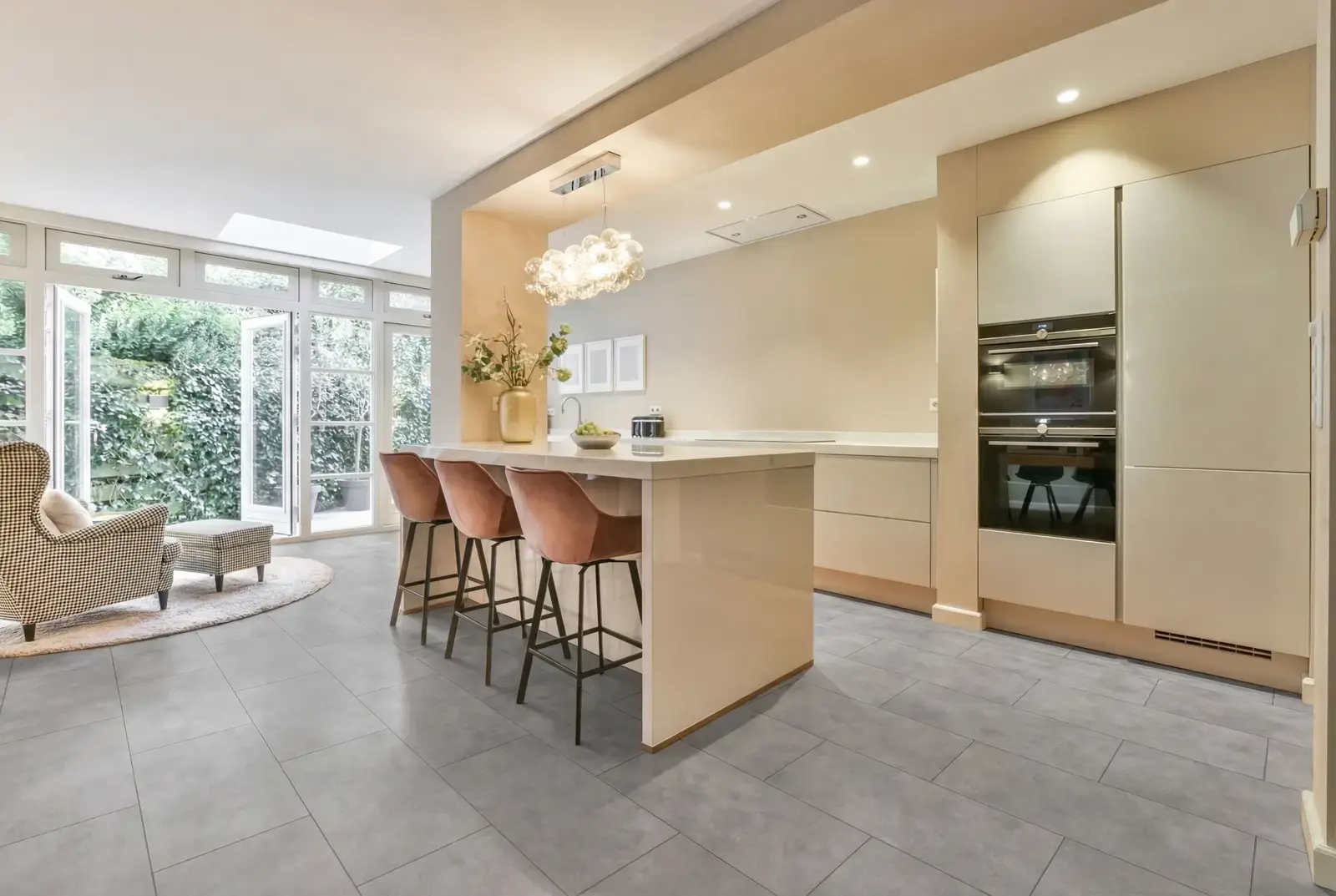 PVC click tegel -Beige Stone