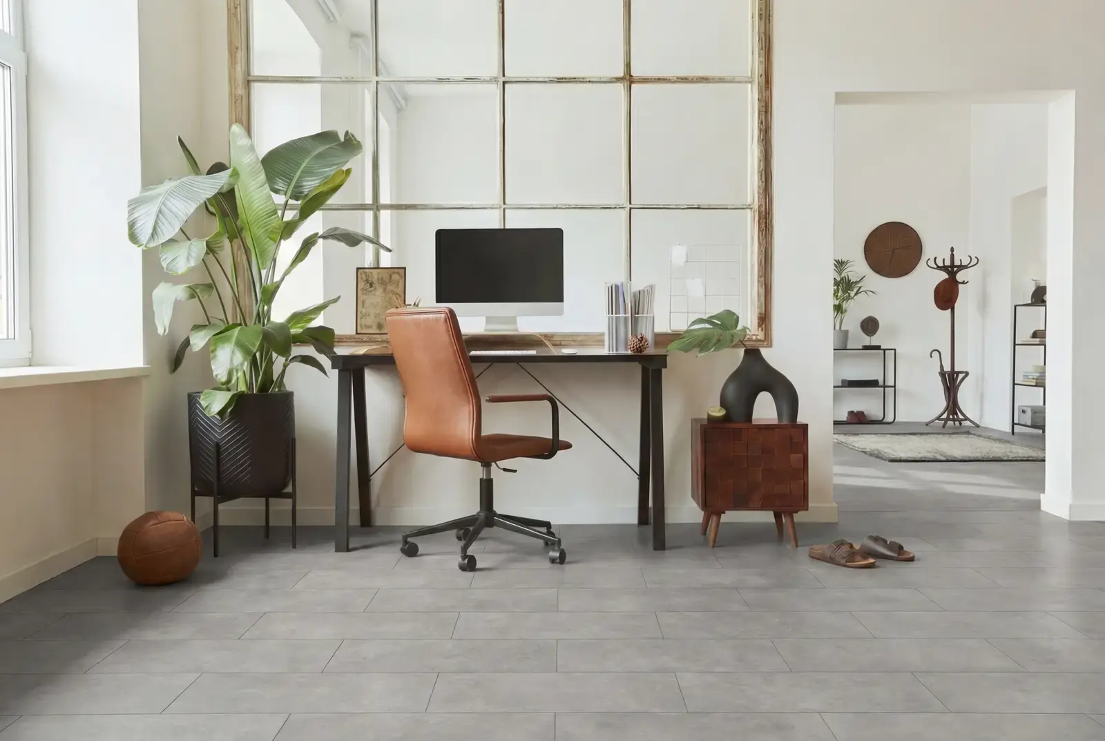 PVC click tegel -Beige Stone