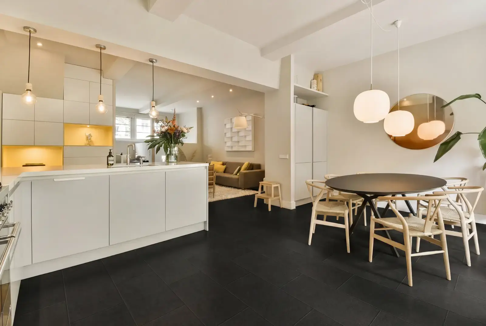 PVC click tegel - Dark Stone