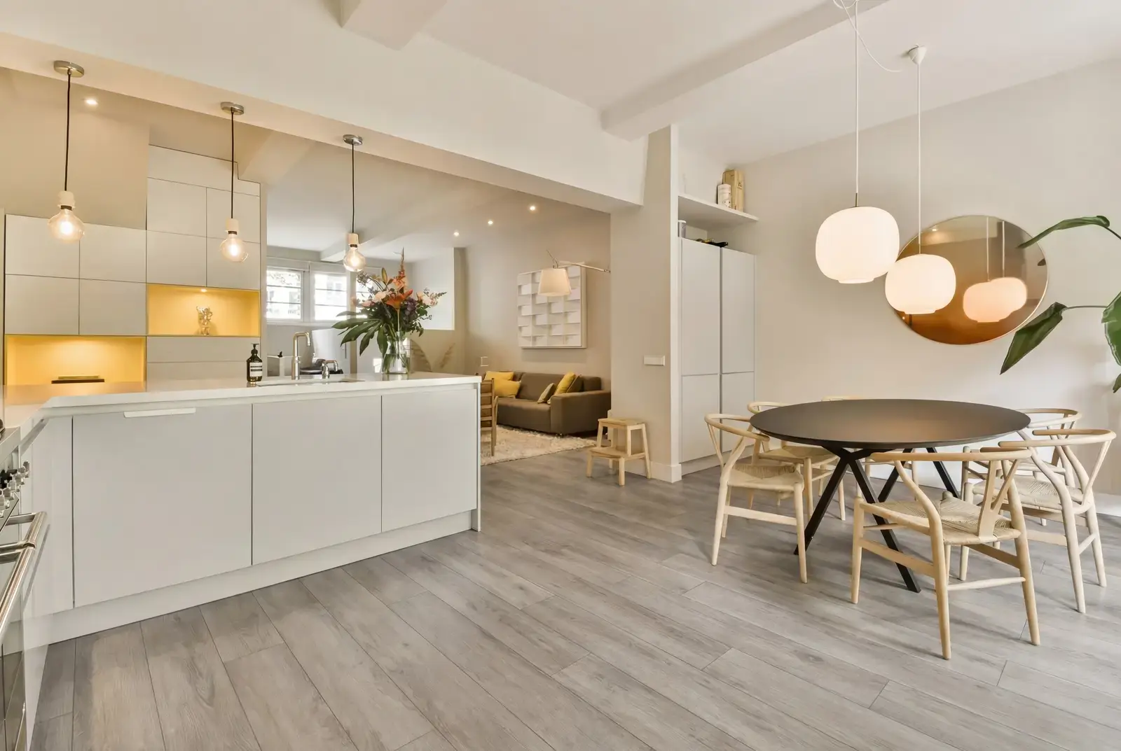 PVC plak plank - Soft Grey Rotterdam