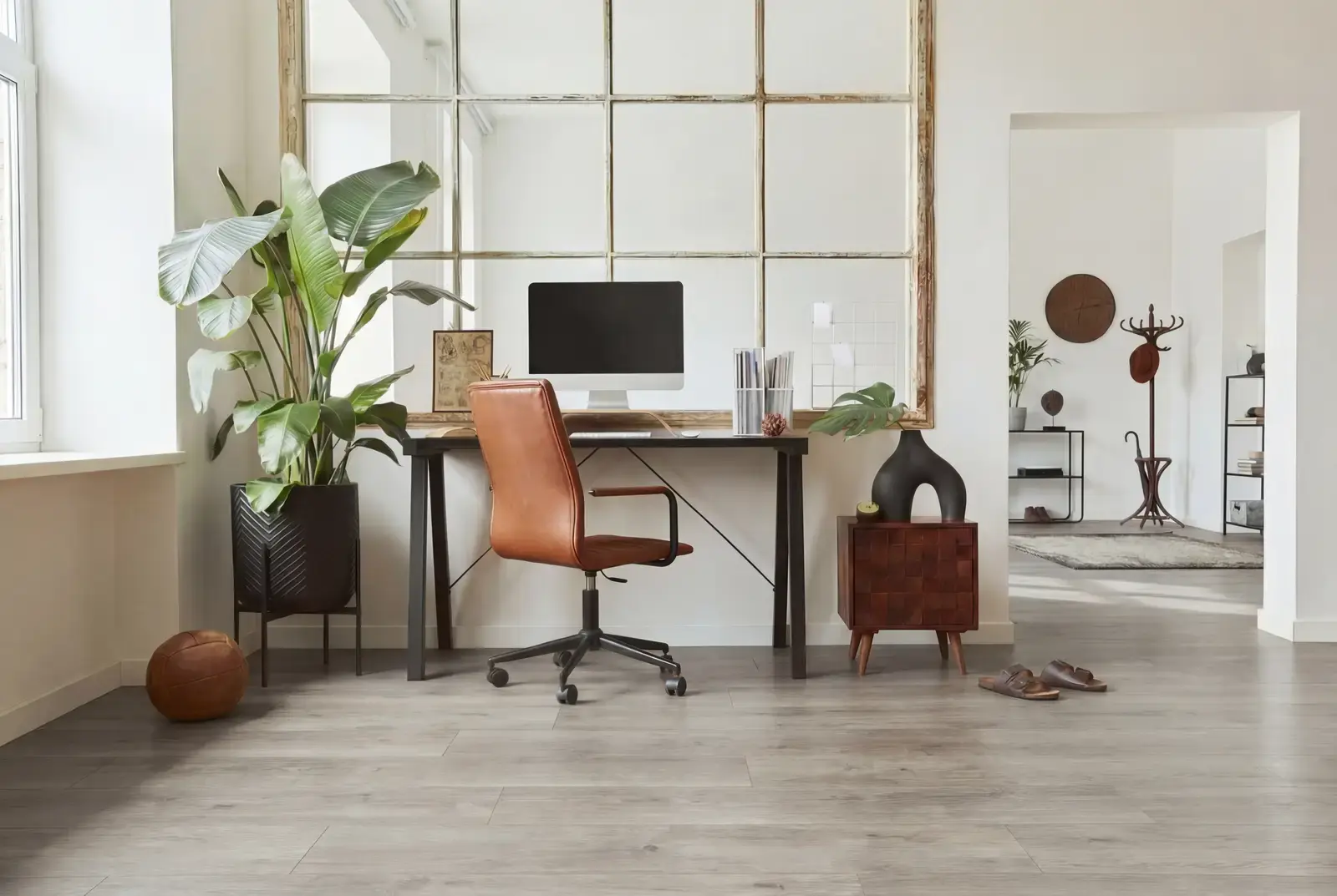 PVC plak plank - Soft Grey Rotterdam