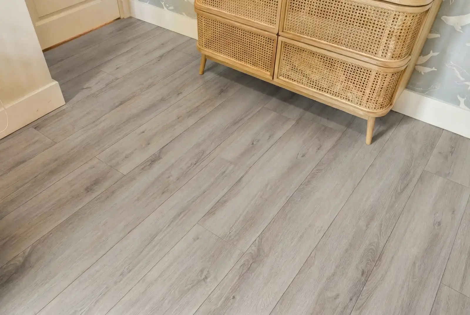 PVC plak plank - Soft Grey Rotterdam