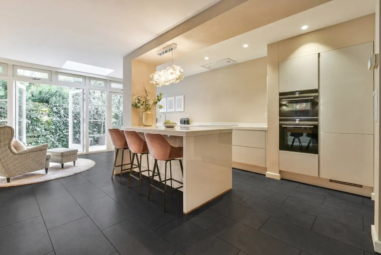 PVC plak tegel - Dark Stone