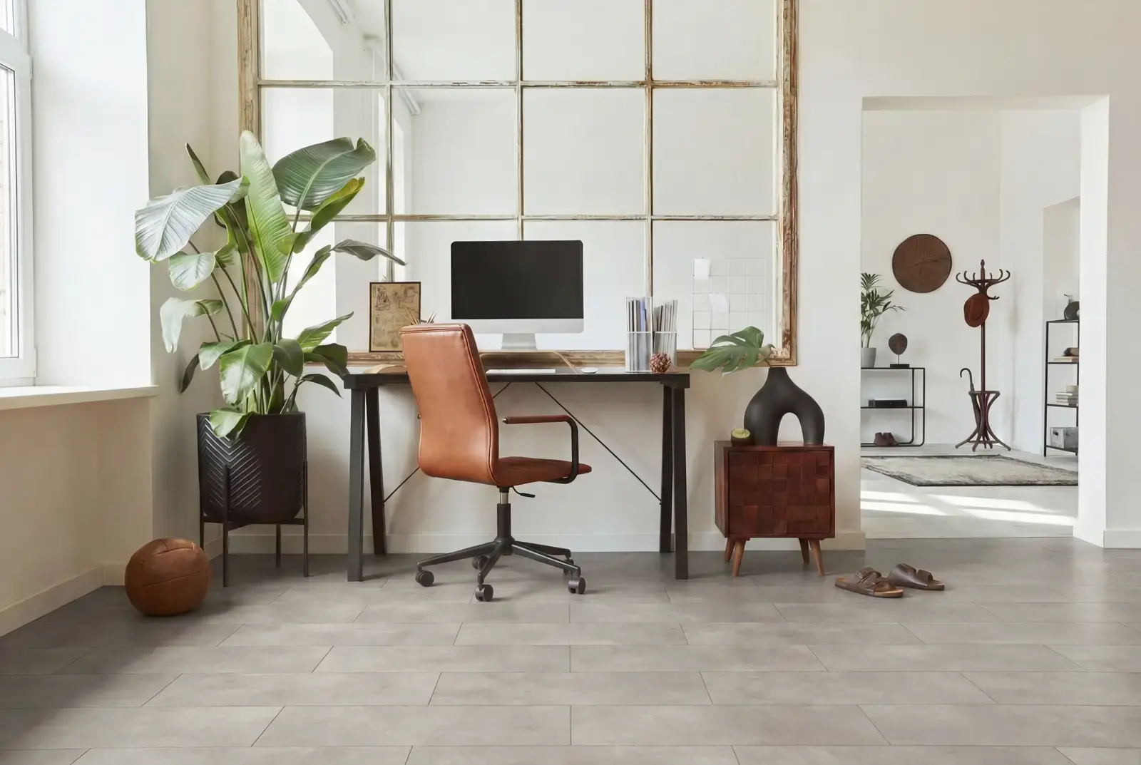 PVC plak tegel - Sand Stone