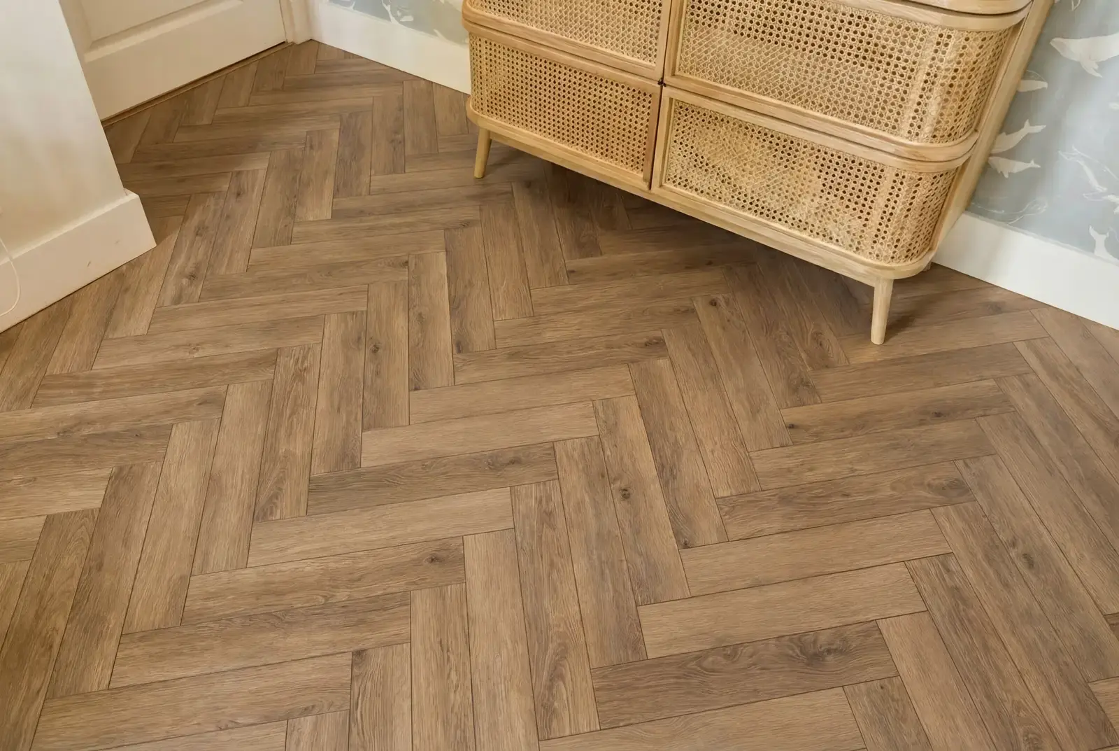 PVC plak visgraat - Manchester Elbe