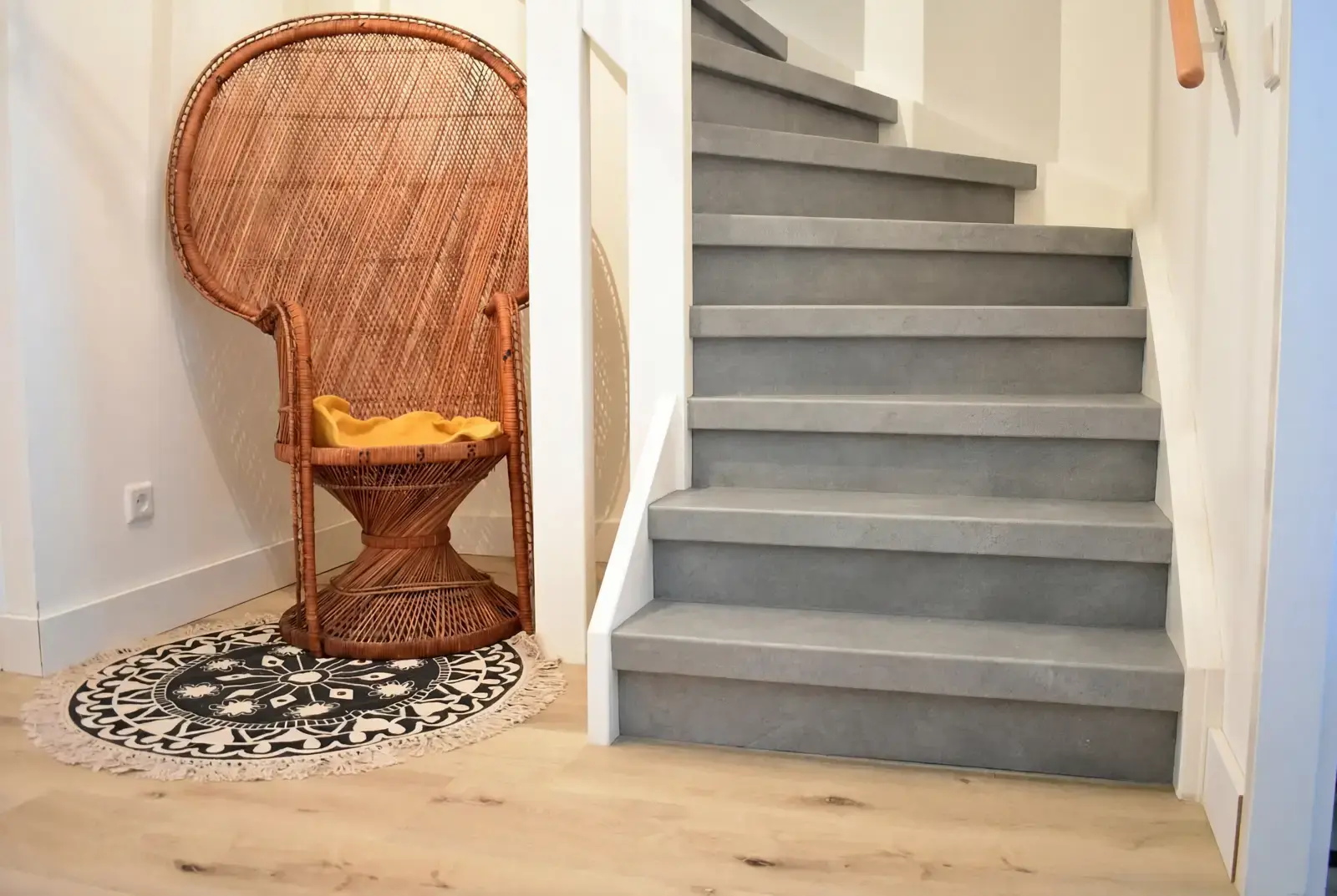 Traprenovatie PVC - Grey incl. stootbord