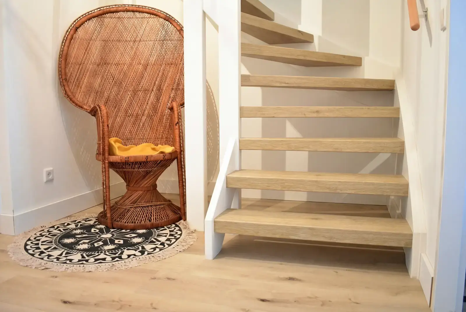 Open Traprenovatie PVC - Brushed Oak Madeira